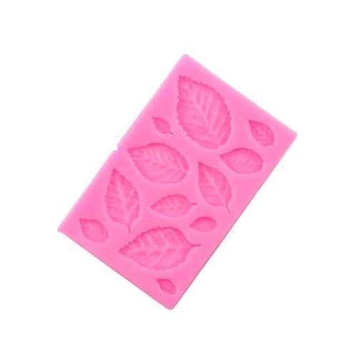 Mini Assorted Leaves Silicone Mould - Click Image to Close